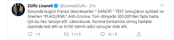 zülfü livaneli korona ile ilgili görsel sonucu