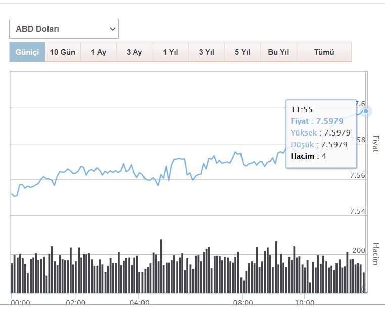 Dolar'dan yeni rekor geldi