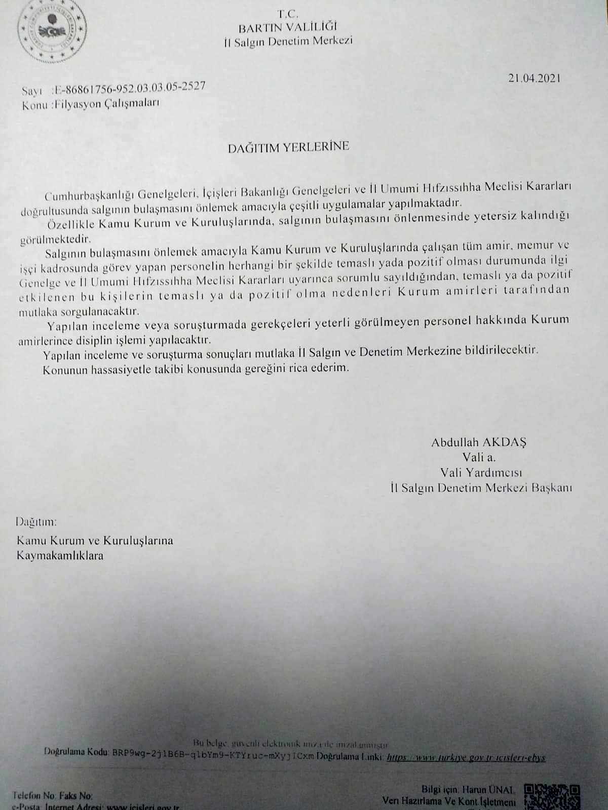 Korona olan kamu personeline disiplin cezası verilecek