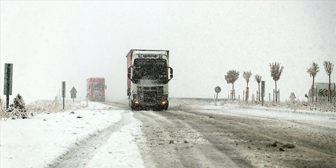 Erzurum, Kars, Ardahan ve Ağrı'da kar etkili oldu