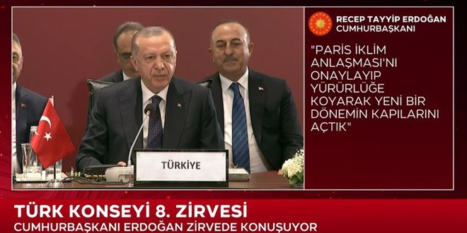 Erdoğan: Paris İklim Anlaşması ile yeni bir dönemin kapılarını açtık