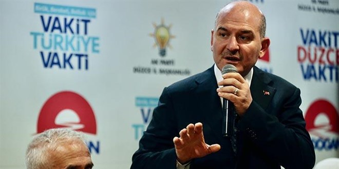 Bakan Soylu, AK Parti Düzce İl Başkanlığını ziyaret etti