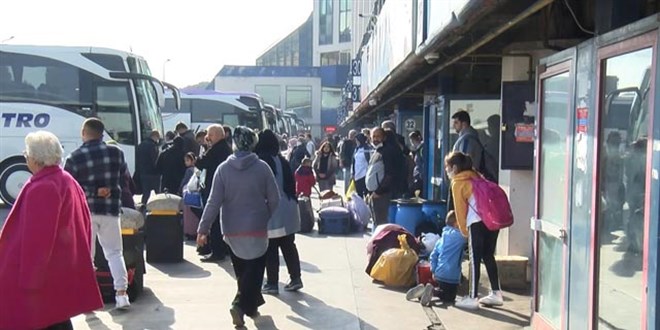 15 Temmuz Demokrasi Otogarı'nda ara tatil yoğunluğu