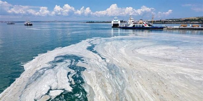 Marmara Denizi'nde msilaja neden olan artma tesisi amurlarndan enerji retilecek