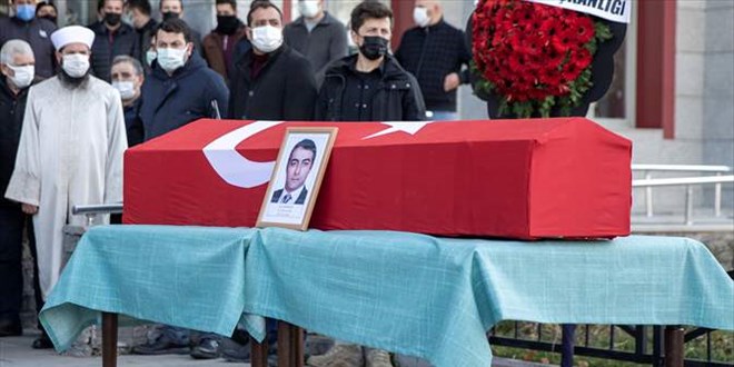 Koronaya yenik düşen Mahkeme başkanı son yolculuğuna uğurlandı