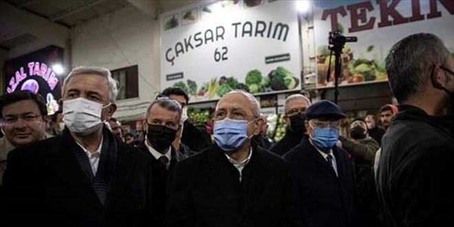 Kılıçdaroğlu, Ankara'da hal esnafını ziyaret etti
