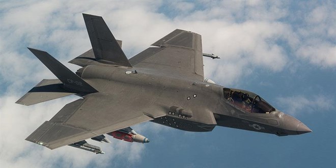 İngiltere'ye ait F35 jeti Akdeniz'e düştü