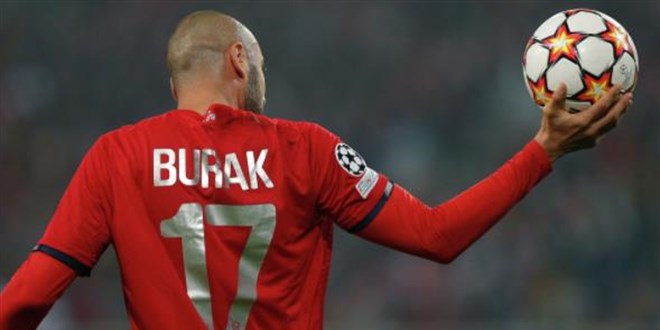 Burak Yılmaz, Avrupa'nın 5 büyük liginde en çok ofsayta düşen futbolcu oldu