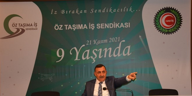 Öz Taşıma İş Sendikası 9. kuruluş yıl dönümünü kutluyor