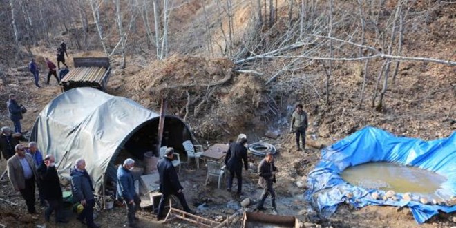 Tunceli'de izinsiz yaplan maden aramas durduruldu