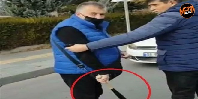 Kadın kuryeye beyzbol sopasıyla saldırdı