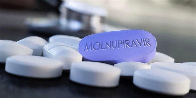 Molnupiravir'in etkinlii yzde 50'den yzde 30'a dt