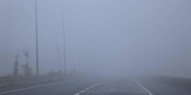 Kars, Ar, Idr ile Ardahan'da souk hava ve sis etkili oluyor