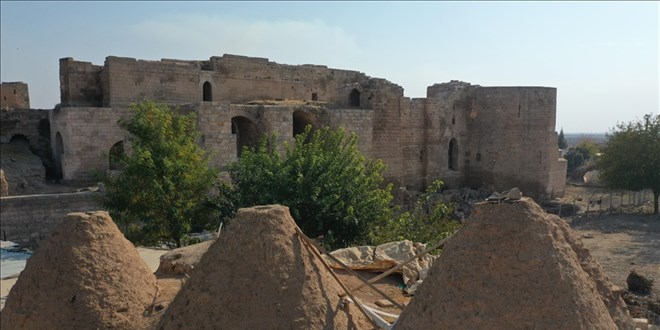 Harran Sarayı'nın 9 asırlık salonu gün yüzüne çıkarıldı