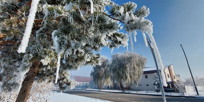 Doğu Anadolu buz kesti; Sıcaklık eksi 26,4 derece ölçüldü