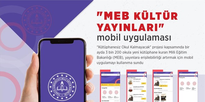 MEB Kültür Yayınları mobil uygulaması kullanıma sunuldu