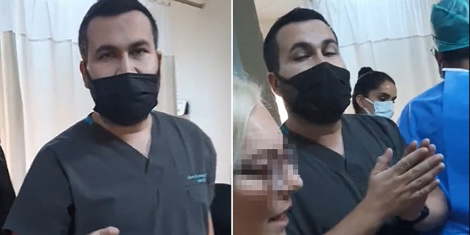 Doktor ve hastanın 'maske' tartışması! 'Savcı ile görüştük, takmamıza gerek yok'