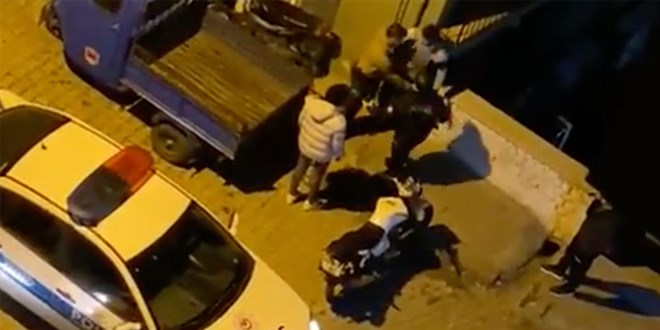 Motosikletli genci darp eden komiser yardımcısı ile bekçiye soruşturma