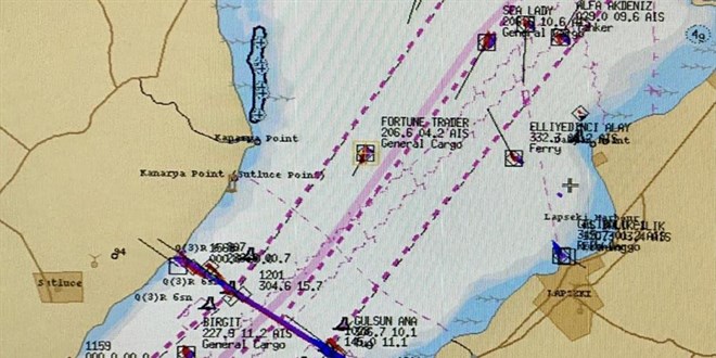 �anakkale Bo�az� �ift y�nl� trafi�e kapat�ld�