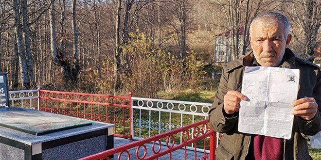 Şehit babasına yanlışlıkla 'yakalama' kararı