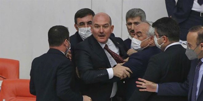 TBMM'de Soylu'ya söylenen bu sözler kavga çıkardı