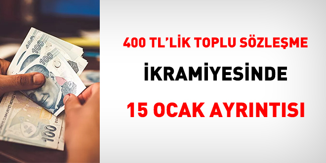 400 TL toplu szleme ikramiyesi iin ne zamana kadar sendika yesi olmalym?