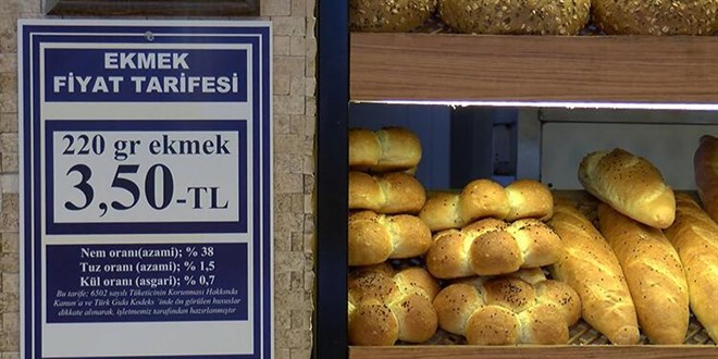 İstanbul'da ekmeğe yine zam! 210 gram ekmek 3,5 lira oldu