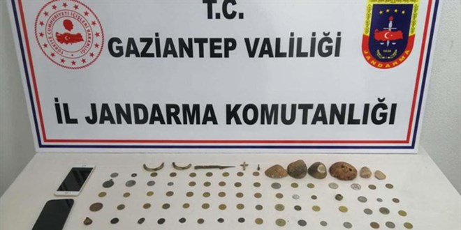 Gaziantep'te tarihi eser ve uyuturucu operasyonu: 43 gzalt