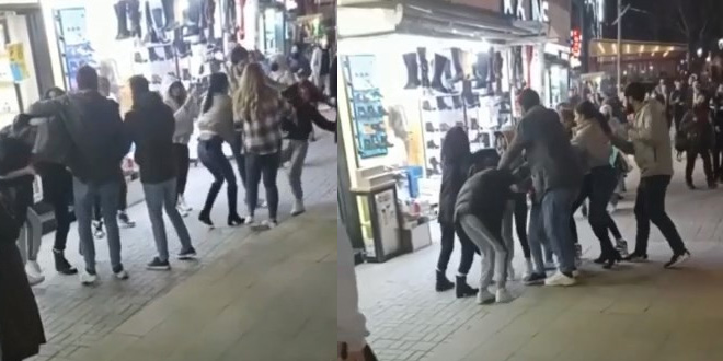 Sosyal medyada tartışan kızlar, 'erkek' yüzünden kavga etti