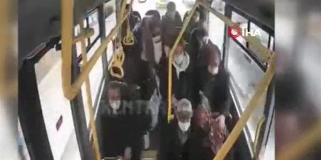Kocaeli'de kadın yolcu bir anda fenalaştı! Otobüs şoförü hayat kurtardı