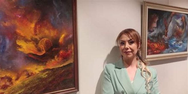 Polis memuru mesleğin stresini resim yaparak atıyor