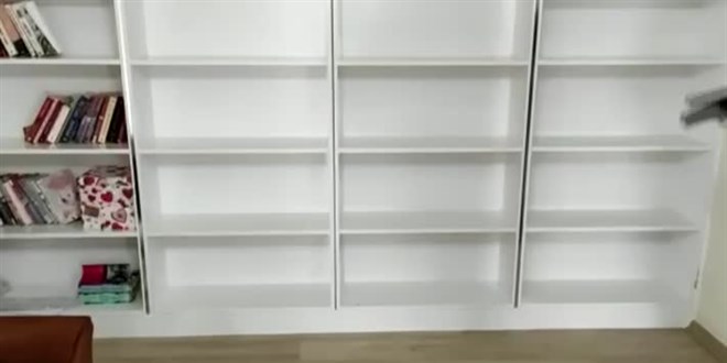 Aydın'da firari hükümlü, evindeki kitaplığın gizli bölmesinde yakalandı