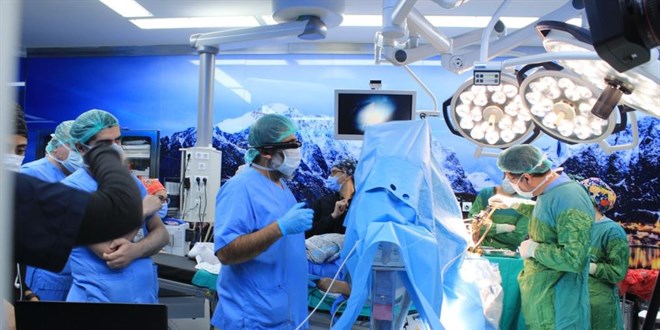 Trkiye'de bir ilk oldu! Canl cerrahi ile beyin pili ameliyat eitimi verildi