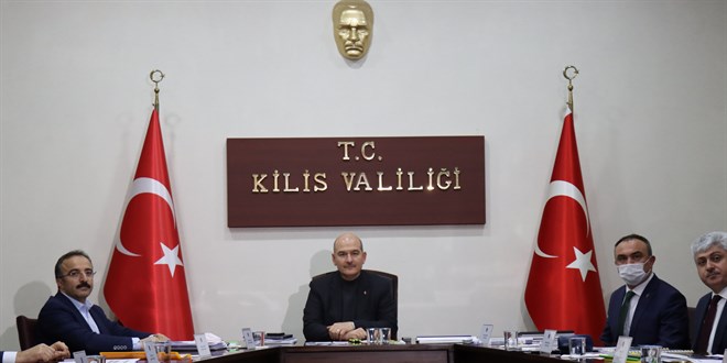 Bakan Soylu, Kilis'te 'Güvenlik Toplantısı'na katıldı