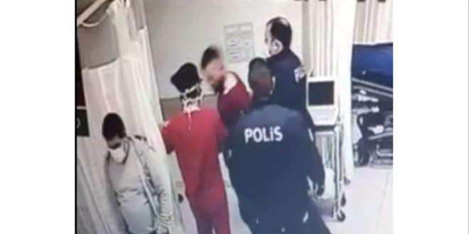 Didim'de doktora kafa atan şüpheli tutuklandı