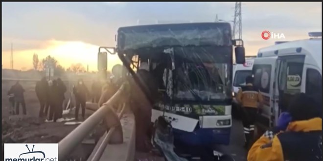 Ankara'da belediye otobüsü kazası: Çok sayıda yaralı var