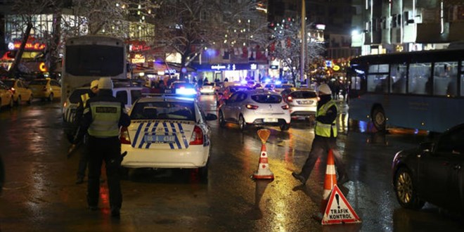Ankara'da yılbaşı gecesi bazı yollar araç trafiğine kapatılacak