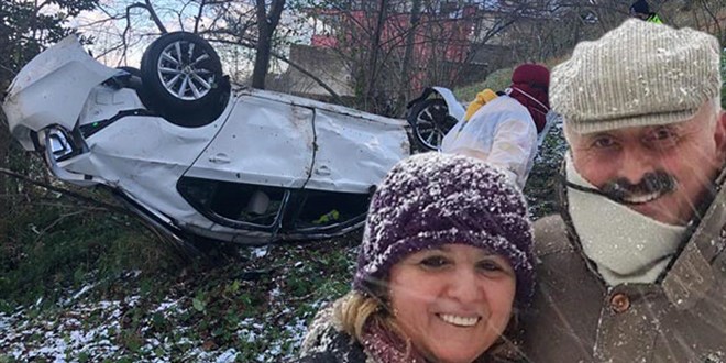 CHP �stanbul eski il ba�kan yard�mc�s� ile e�i kazada �ld�