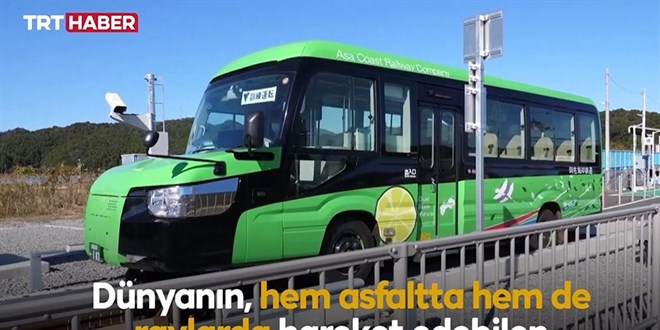 Dünyada bir ilk: Hem otobüs hem tren olabilen ulaşım aracı
