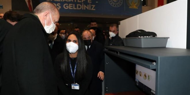 Cumhurbakan Erdoan, yerli X-ray cihazn inceledi