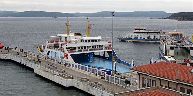 Gökçeada ve Bozcaada'da yarın feribot seferi yapılamayacak