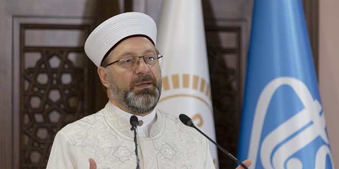 Ali Erbaş'ın, cami açılışında protesto edildiği haberlerine yalanlama