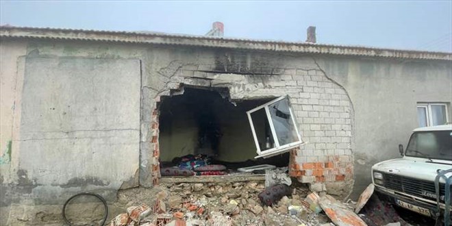Konya'da müstakil evdeki patlamada bir kişi yaralandı