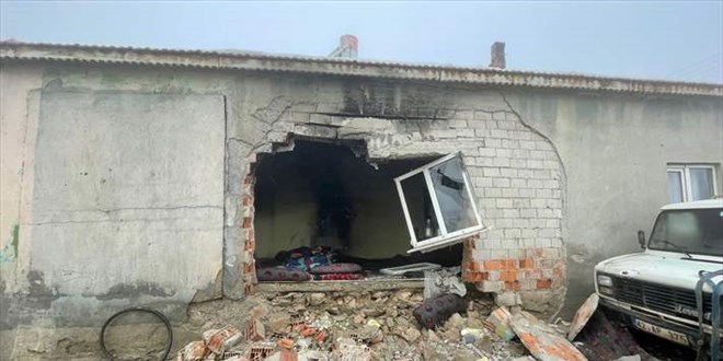 Konya'da mstakil evdeki patlamada bir kii yaraland