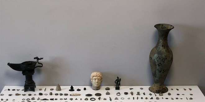 Heykelden mozaiğe bu yıl 3 bin 480 eser Anadolu topraklarına geri getirildi