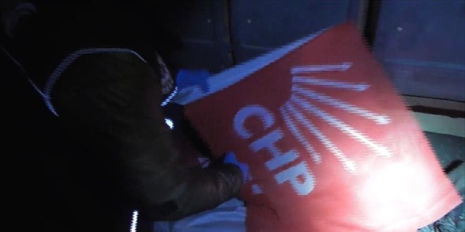 CHP İl Başkanlığına ait minibüste uyuşturucu ele geçirildi