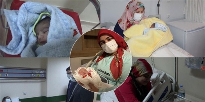 Yeni yılın ilk bebekleri dünyaya geldi