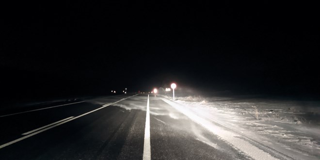 Ulaşıma kar ve tipi engeli