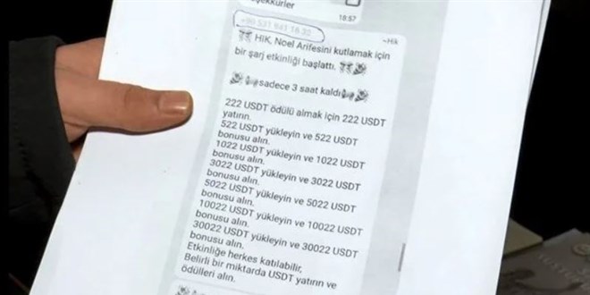Online saadet zinciri iddiasıyla 100 milyon liralık vurgun