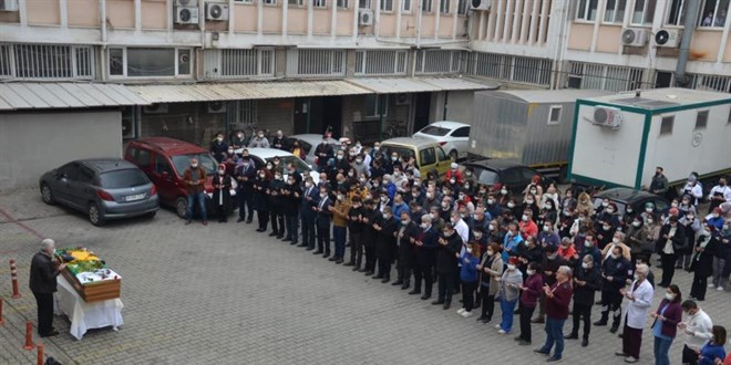 Koronaya yenik düşen Tıp Teknisyeni, son yolculuğuna uğurlandı